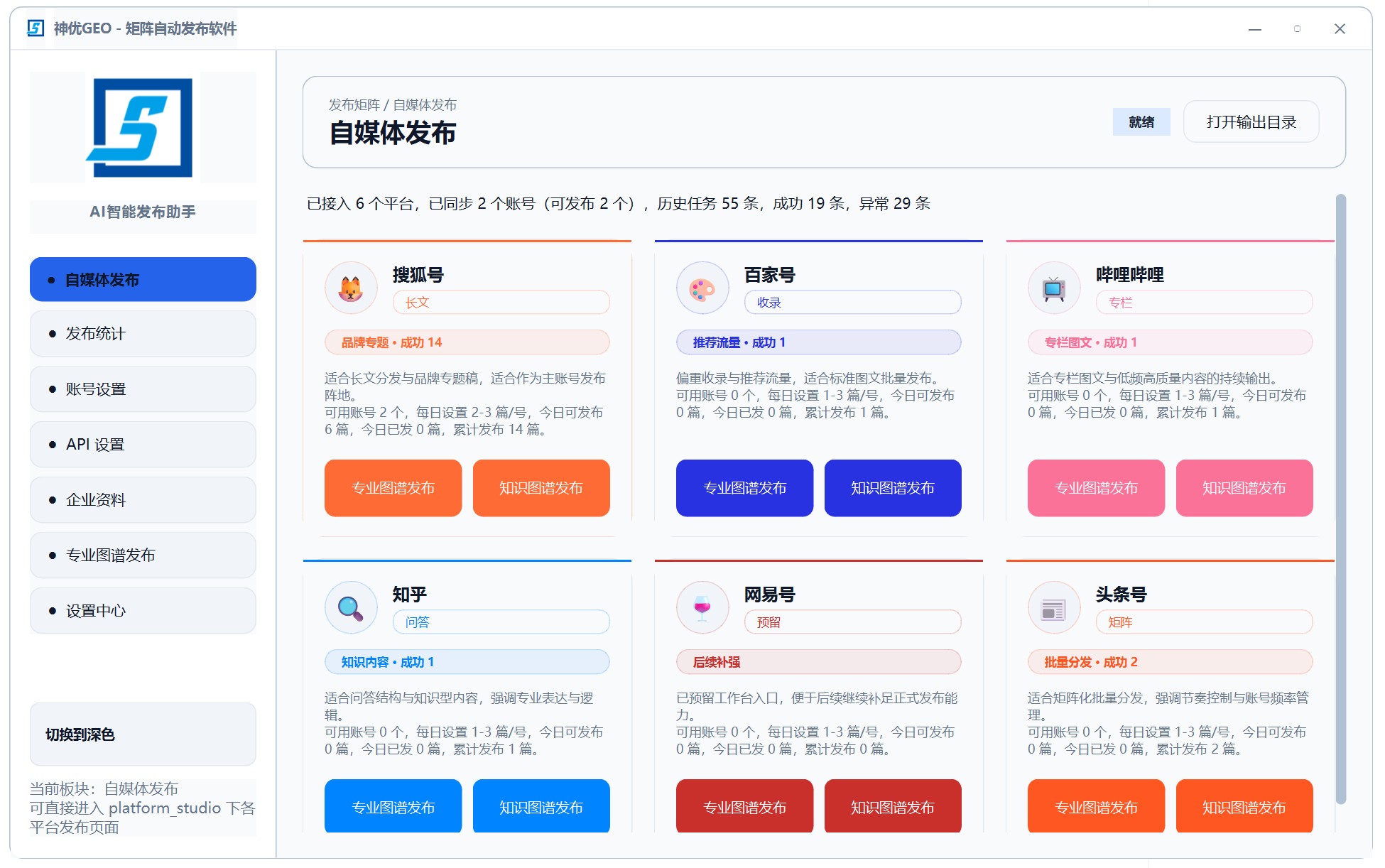 GEO优化系统官网GEO优化系统源码界面